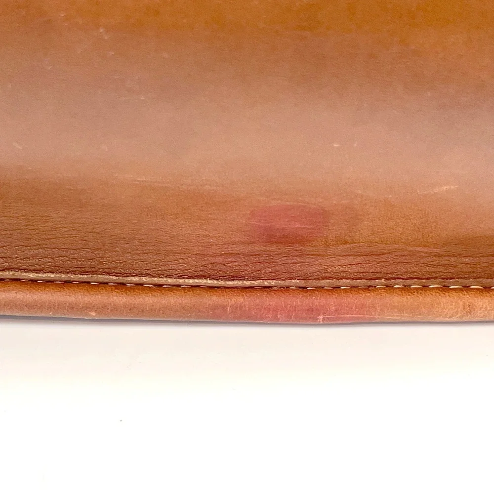 Vintage Coach Beekman Briefcase British Tan Leather Messenger Bag Academia
